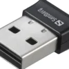 Sandberg micro Wi-Fi dongle, 650 Mbit/s, USB, WLAN, sort