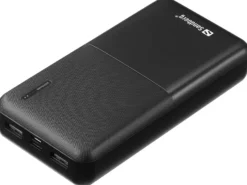 Sandberg Saver powerbank 20000, universel, rektangulær, lithium polymer (LiPo), 20000 mAh, USB, sort