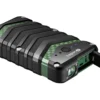 Sandberg Survivor powerbank 20100, Universal, IP67, Lithium-Ion (Li-Ion), 20100 mAh, USB, sort, grøn