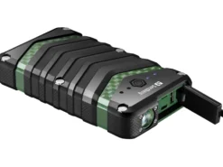 Sandberg Survivor powerbank 20100, Universal, IP67, Lithium-Ion (Li-Ion), 20100 mAh, USB, sort, grøn