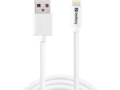 Sandberg USB-A til Lightning MFI, 1 meter, hvid