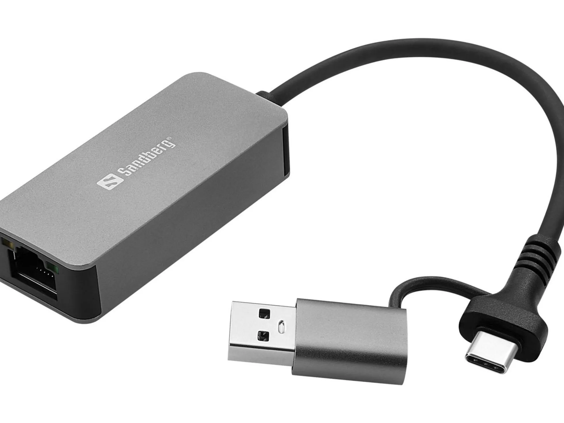 Sandberg USB-C/A 2.5 GbE RJ45 adapter