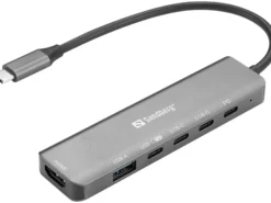 Sandberg USB-C 6-i-1 MediaDock