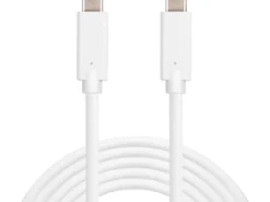 Sandberg USB-C ladekabel, 65W, USB C, han/han, hvid