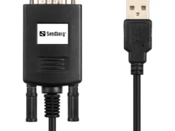 Sandberg USB til seriel konverter, PL-2303TA, 9-pin, 400 mm, 35 mm, 15 mm, sort