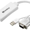 Sandberg VGA+Audio til HDMI konverter, HDMI, VGA (D-Sub) + USB, hun, han, 1920 x 1080 pixels, 640 x 480 (VGA)