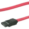 SATA kabel, 50 cm, vinklet, 1,5/3 GB, SATA han 90° til SATA han 7-ben - MicroConnect