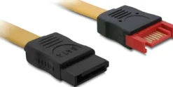 SATA/SAS kabel, 6Gbps, forlænger han-hun, 0.3 meter - Delock