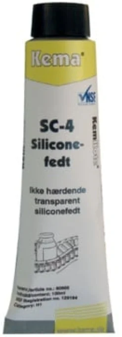 SC-4 siliconefedt, -50°C til +200°C, 100ml - Kemcote