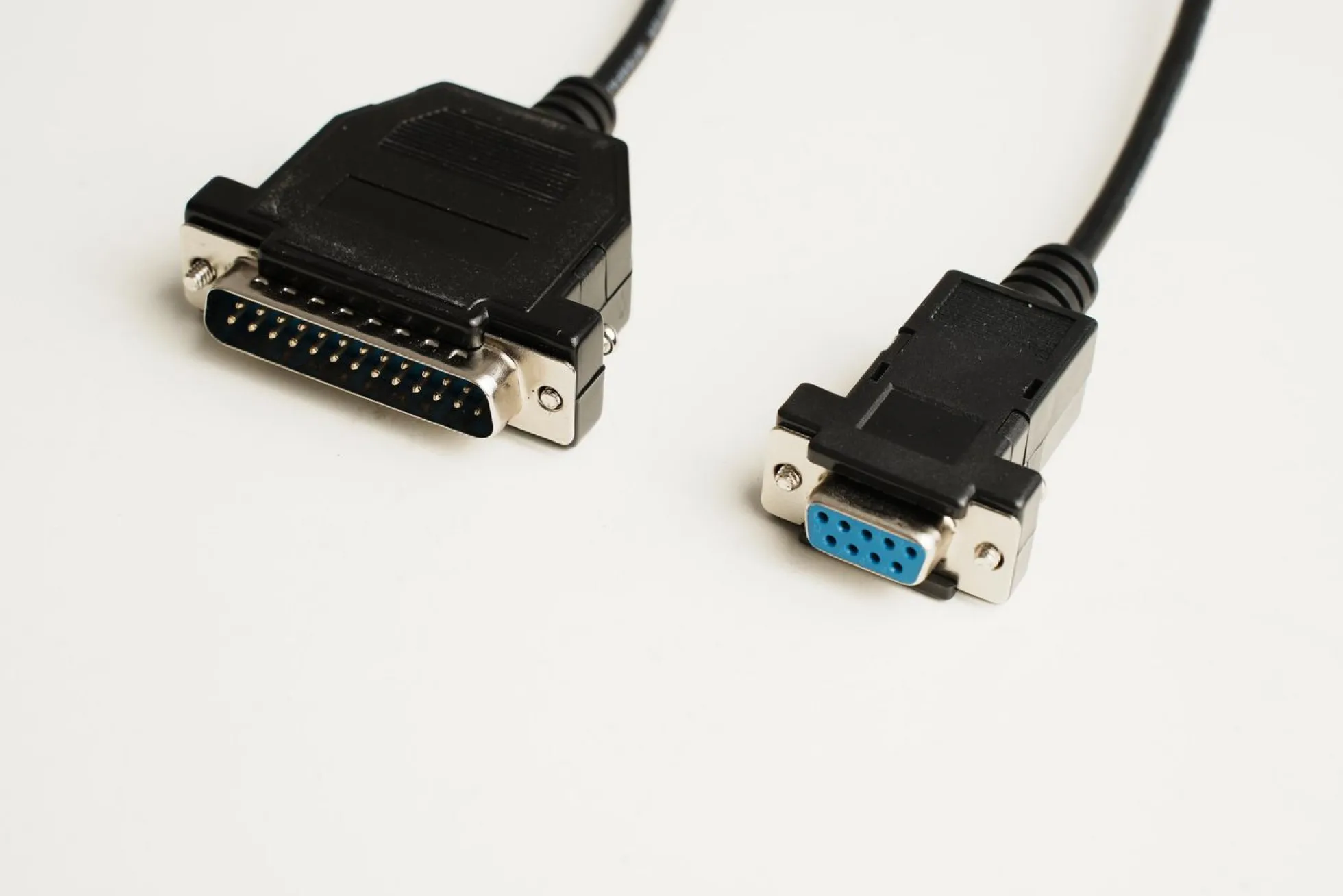 Serial Cable DB9-DB25, 1,8 meter, F/M, sort