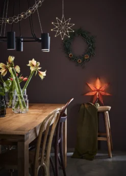 Serve Deco lyskæde 2LED, batteri, sølv, 2 meter