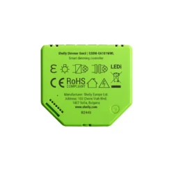 Shelly Dimmer Gen3, WiFi/Bluetooth lysdæmper