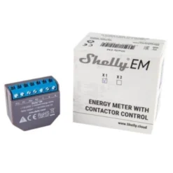 Shelly EM, WiFi energimåler, 2x50/120A (uden strømtrafo) (restsalg)