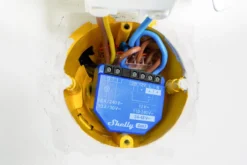 Shelly 1 Gen3, WiFi relæ med potentialfrit kontaktsæt, 16A