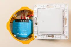 Shelly 1L Gen3, 1-kanals relæ til installation uden nul, WiFi, Matter