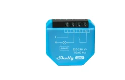 Shelly 1L Gen3, 1-kanals relæ til installation uden nul, WiFi, Matter