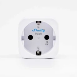 Shelly Plug M Gen3 Smart Plug med energimåler, Matter (WiFi), hvid (2-pak)