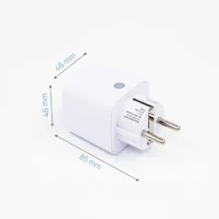 Shelly Plug M Gen3 Smart Plug med energimåler, Matter (WiFi), hvid (2-pak)