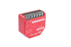 Shelly 1PM Gen4 - WiFi + Zigbee relæ med effektmåling (24VDC/230VAC), 4-pak