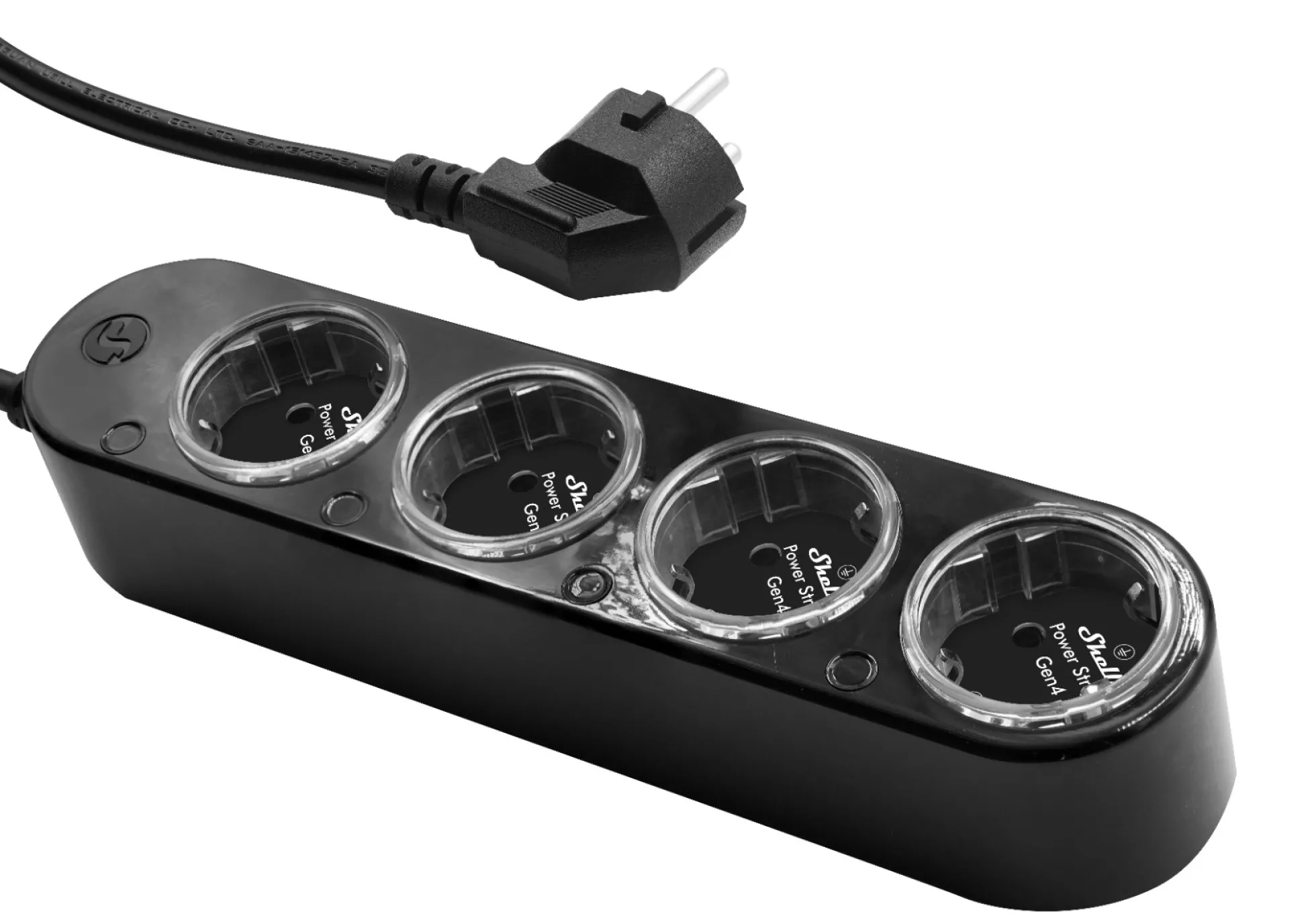 Shelly Power Strip Gen4, stikdåse, Zigbee, WiFi, Matter