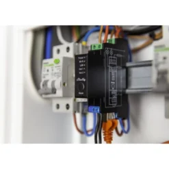 Shelly Pro 2PM, 2-kanals relæ med effektmåling, 2x16A, WiFi, til DIN-skinne