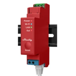 Shelly Pro 1PM, 1-kanals relæ til DIN-skinne, 16A, WiFi, effektmåling