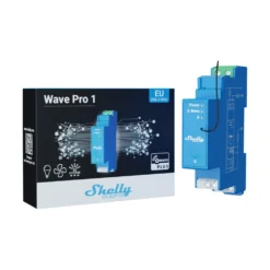 Shelly Qubino Wave Pro 1, Z-Wave smart relæ, 16A, tavlemontering