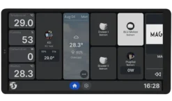 Shelly Wall Display X2i, WiFi touch skærm, 6.9