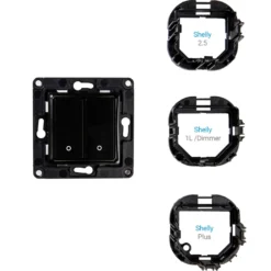 Shelly Wall Switch 2 tryk