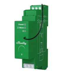 Shelly Wave Pro Dimmer 1PM, 1-kanal DIN lysdæmper m. energimåling, Z-Wave