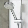 Showerama 10-5 classic femkantet brusekabine, 80x90 cm, alu/klar