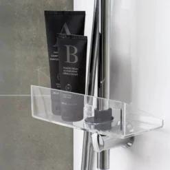 Showerama 10-5 comfort femkantet brusekabine, 90x90 cm, hvid/klar
