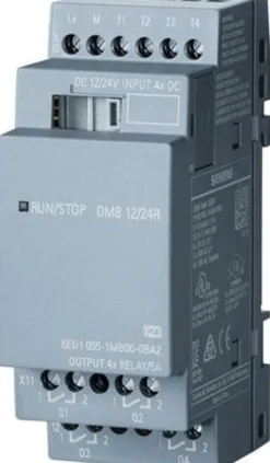Siemens LOGO! DM8 12/24R, UDVIDELSESMODUL 6ED1055-1MB00-0BA2