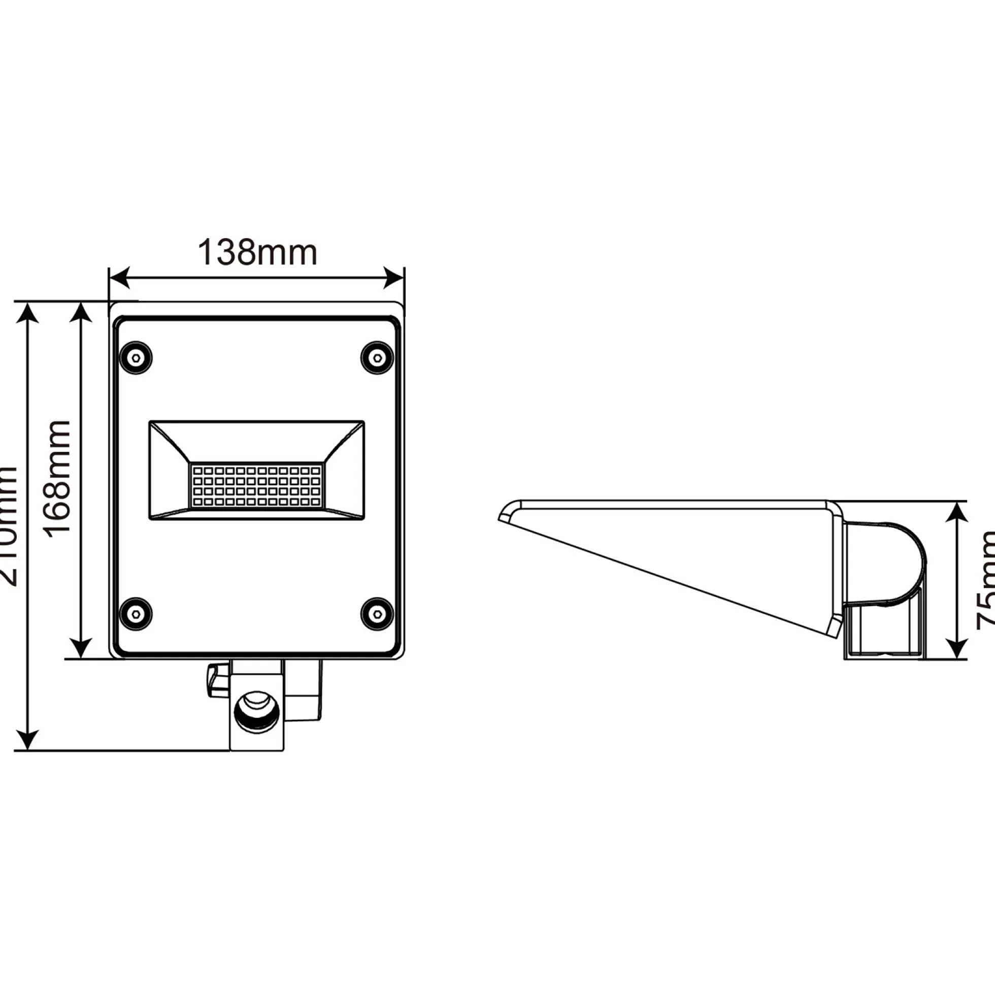 Sign today mini udendørs lampe, fast LED, 2600lm - Ledpro