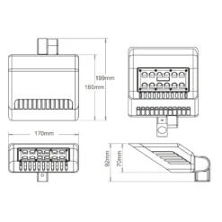 Sign today udendørs lampe, fast LED, 4000lm, sort - Ledpro (udgået)