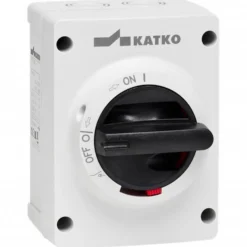 Sikkerhedsafbryder 16A 4P EMC 2xM25, grå