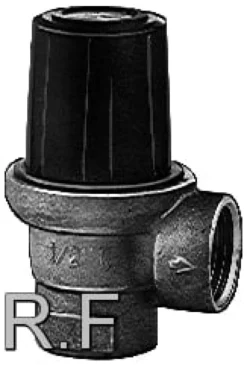 Sikkerhedsventil, 1,5 bar, type K15 - Wavin