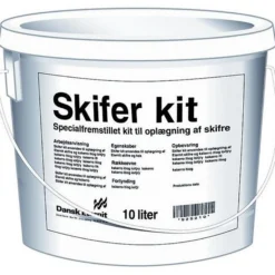 Skiferkit, 10l, sort