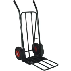 Sækkevogn med udfaldsramme, 250 kg, 3.00 x 4 luft hjul - Danbøren