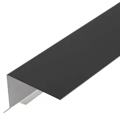 Skotrendefod alu sort, 1 meter