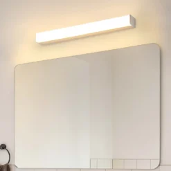SKÄR Bad / Spejllampe, 60 cm, RA92, 10W, IP44, Dæmpbar, 3000K, Hvid