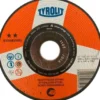 Skrubskive forsat STANDARD, 125 x 6 x 22,23 mm, INOX