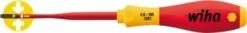 Skruetrækker, lige 0,6 x 3,5 mm, 100 mm, SoftFinish® electric slimFix, VDE - Wiha