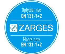 Skydestige 40246 Pro, 4,1m, 2x8 trin, 2-delt - Zarges