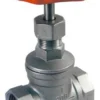 Skydeventil muffe/muffe 316/316/PTFE, byggelængde 65mm