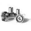 1/2" Slangeforskruning, Forkromet med Vinger