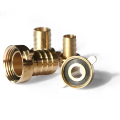 1/2" Slangeforskruning, Forkromet med Vinger