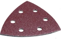 Slibepapir, Delta, med velcro, 94 x 94 mm, K60