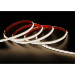 Slim COB LED strip vandtæt, 296/m LED, 9W/m, IP67, 230V, tape bagpå