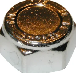 Slutmuffe, ½", forkromet messing, afzinkningsfri - Ezze